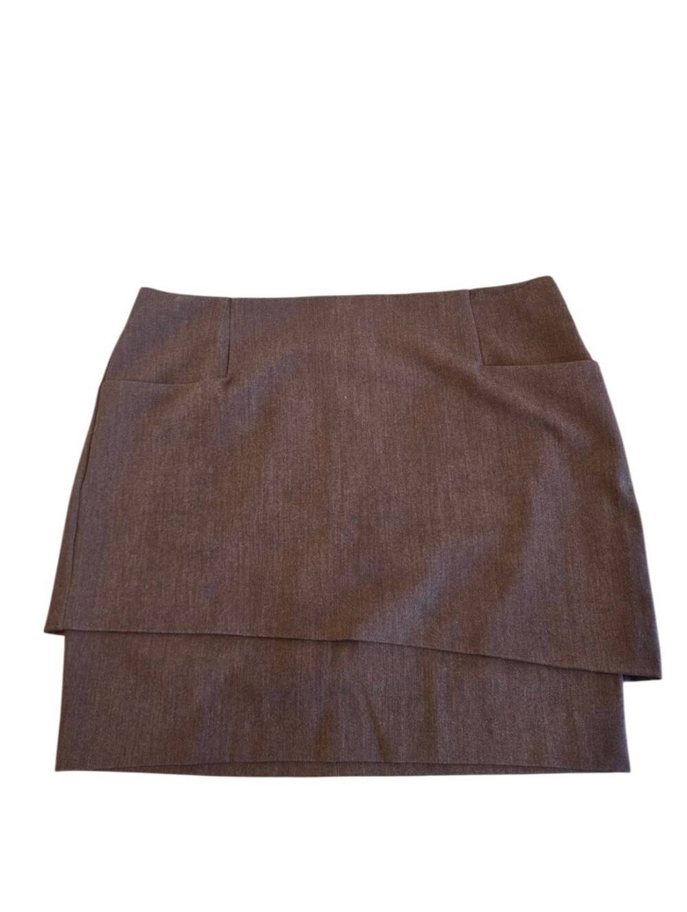 Body By Victoria Brown Y2K Mini Skirt 0